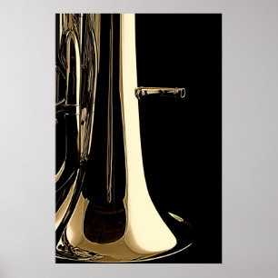 Tuba Souasphone Band-Musiker-Plakat Poster