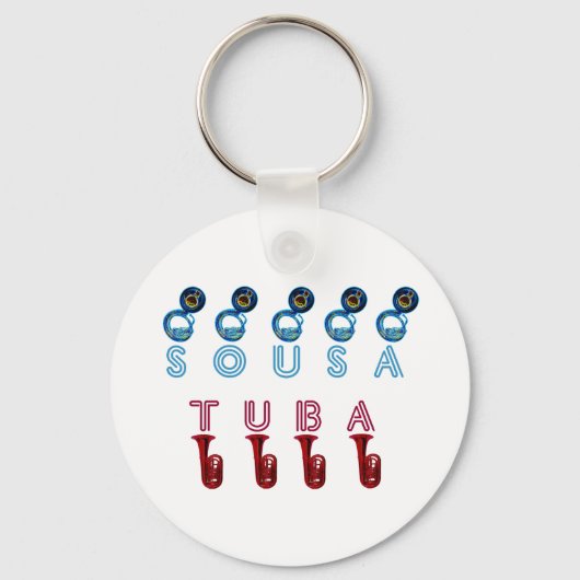 Tuba Sousa Schlüsselanhänger (Vorderseite)