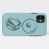 Tuba/Sousaphone Case-Mate iPhone Hülle (Rückseite (Horizontal))