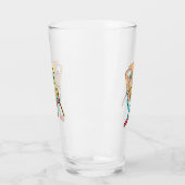 Tuba spielender Stockmann Glas (Links)