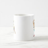Tuba spielender Stockmann Kaffeetasse (Mittel)
