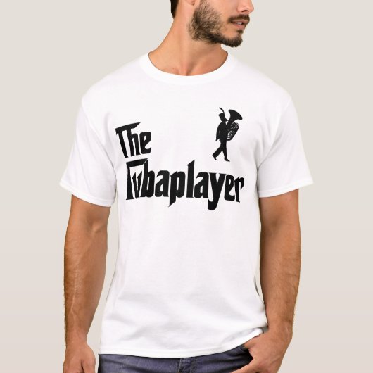 Tuba-Spieler T-Shirt (Vorderseite)
