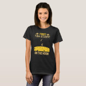 Tuba Student On The Moon T-Shirt (Vorne ganz)