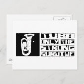 Tuba Survive Postkarte (Vorne/Hinten)