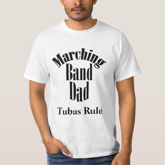 Tuba-T-Shirt Musiker-Geschenktubas-Regel T-Shirt (Vorderseite)
