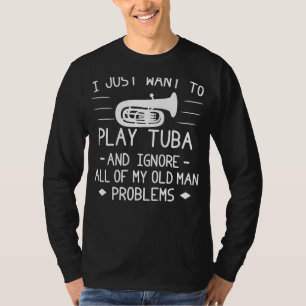 Tuba Therapie: Alte Menschen woes mit Spaß wegblas T-Shirt