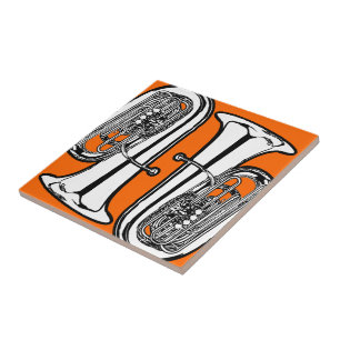 Tuba Trivet Fliese für heißen Teller, Töpfe und