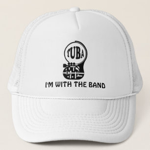 TUBA , Tuba Player Truckerkappe