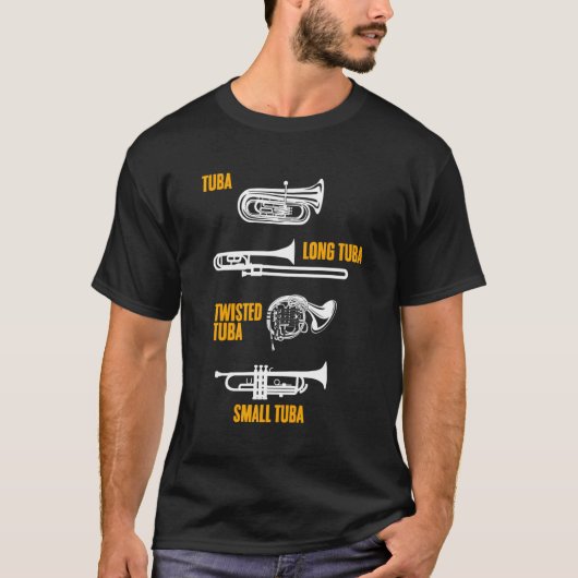 Tuba Tubist Music Tuba Player Marching B T-Shirt (Vorderseite)