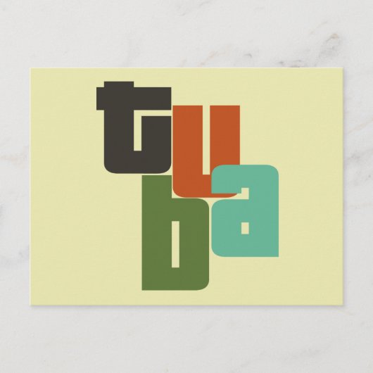 Tuba-Typ Postkarte (Vorderseite)
