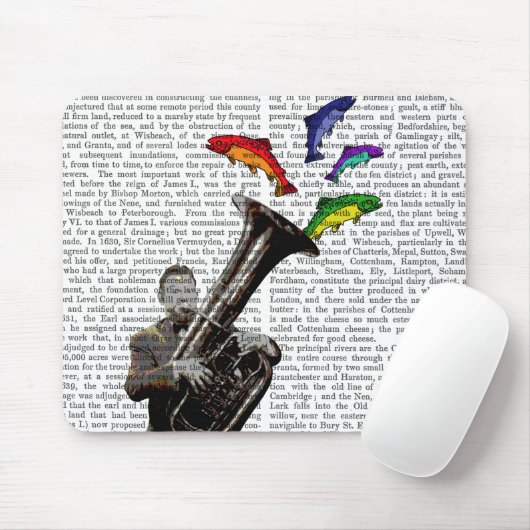 Tuba und Fisch Mousepad (Mit Mouse)