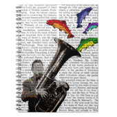 Tuba und Fisch Notizblock (Vorderseite)