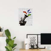 Tuba und Fisch Poster (Heimbüro)