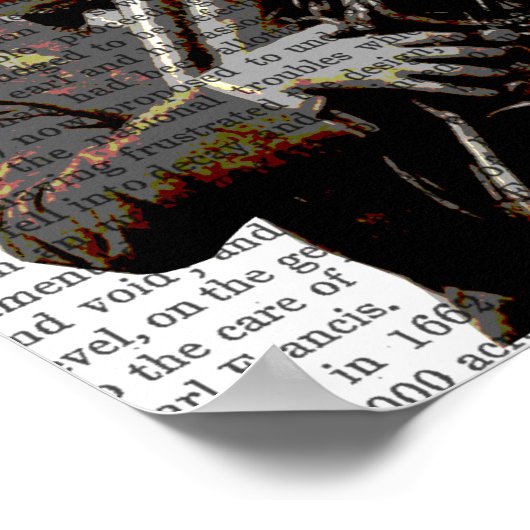 Tuba und Fisch Poster (Ecke)