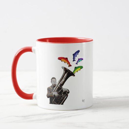 Tuba und Fisch Tasse (Links)