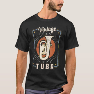 Tuba Vintag Retro Classic Music Liebe 1 T-Shirt