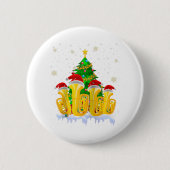 Tuba Weihnachtsbaum frohe Weihnachtslichter raglan Button (Vorderseite)