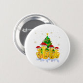 Tuba Weihnachtsbaum frohe Weihnachtslichter raglan Button (Vorne & Hinten)