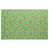 Tuba Weihnachtsmannmütze Musiknotens Pattern Stoff (Fat Quarter (45,7 x 55,9 cm))