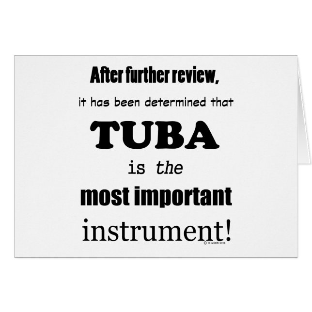 Tuba wichtigstes Instrument (Vorderseite (Horizontal))