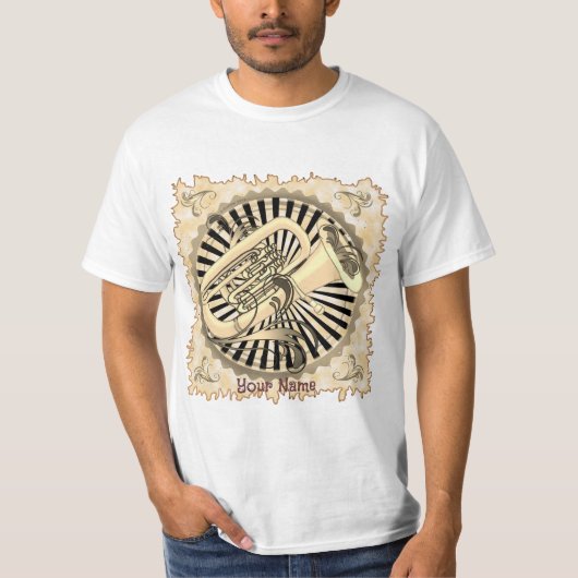 Tuba Wirbel T-Shirt (Vorderseite)