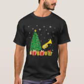 Tuba Xmas Tree Lighting Weihnachtsmannmütze Tuba W T-Shirt (Vorderseite)