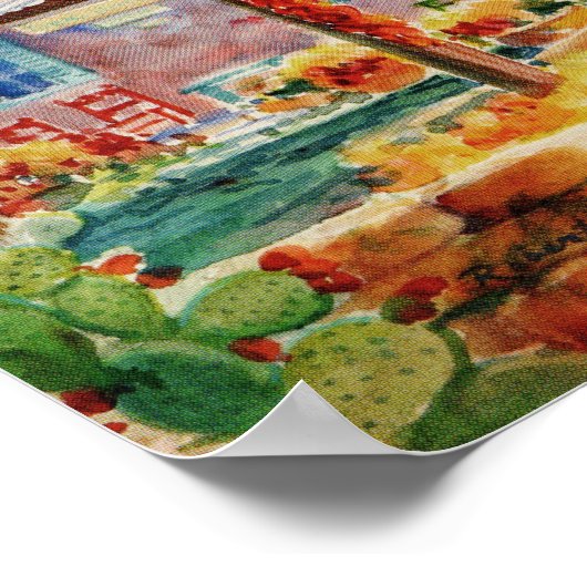 Tubac Historische Gesellschaft 1903 Canvas Print Poster (Ecke)