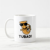 Tubad Funny Music Tuba Pun Kaffeetasse (Links)