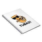 Tubad Funny Music Tuba Pun Notizblock (Rechte Seite)