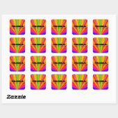 Tubaholic Life Square Sticker (Blatt)