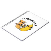 Tubanana Funny Tuba Banana Pun Notizblock (Linke Seite)