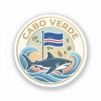 Tubarões Azuis - Cabo Verde Aufkleber