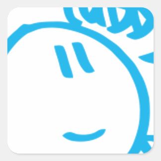 Tubby1 Quadratischer Aufkleber