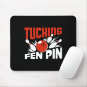 Tube Fen Button Bowling Player Sport Bowler Funny Mousepad (Mit Mouse)