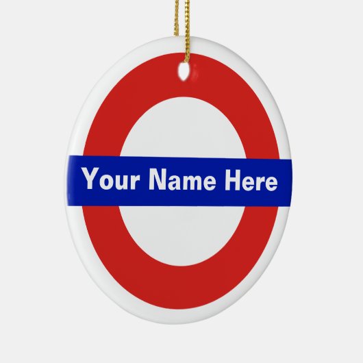 Tube Name Keramik Ornament (Rechts)