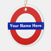 Tube Name Keramik Ornament (Links)