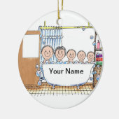 Tube Time 3 Keramik Ornament (Links)