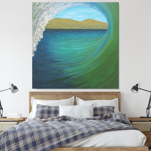 Tubeing bis San Clemente Point Leinwanddruck (Insitu (Schlafzimmer))