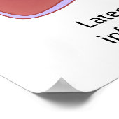 Tuberkulose Poster (Ecke)