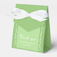 Tuberose Blätter Personalisiertes Gastgeschenk Box