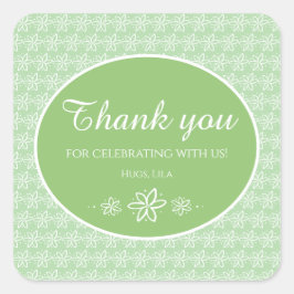 Tuberose Blume Personalisiert Party Stickers