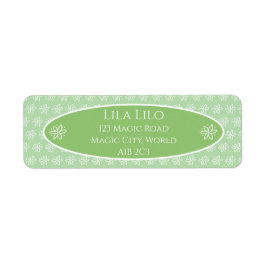 Tuberose Blume Personalisiert Rücksendeadresse