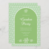 Tuberose Blume Personalisierte Party Einladung (Vorne/Hinten)