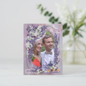 Tuberose & Lavender Blooms Ankündigungspostkarte (Stehend Vorderseite)