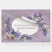 Tuberose & Lavender Blooms Gästebuch (Rückseite)