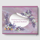 Tuberose & Lavender Blooms Gästebuch (Rückseite)