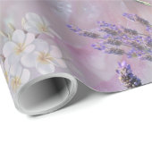 Tuberose & Lavender Blooms Geschenkpapier (Rolleneckpunkt)