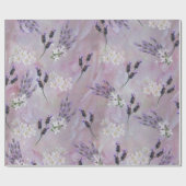 Tuberose & Lavender Blooms Geschenkpapier (Flach)