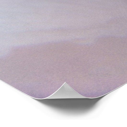 Tuberose & Lavender Blooms Poster (Ecke)