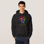 Tuberöse Sklerose Komplex Awareness Hands Hoodie (Vorne ganz)